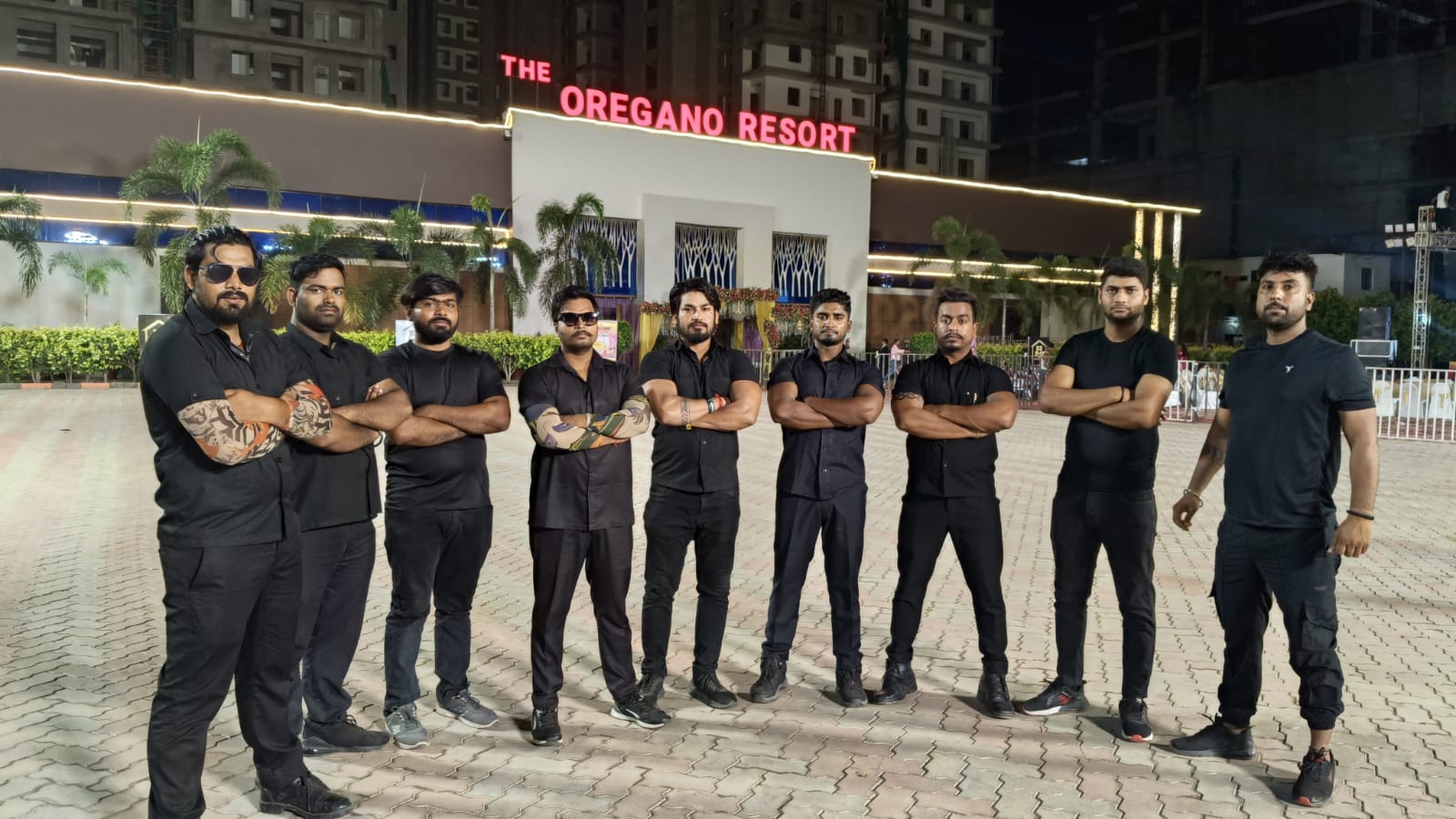 Professional Security Team Group Photo